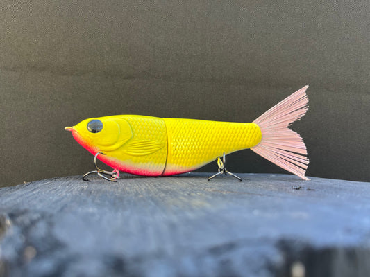 Pink lemonade glide bait (7 inch)